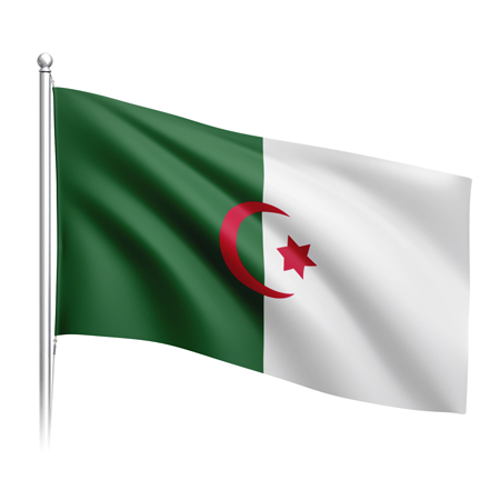 Флаг страны Алжир