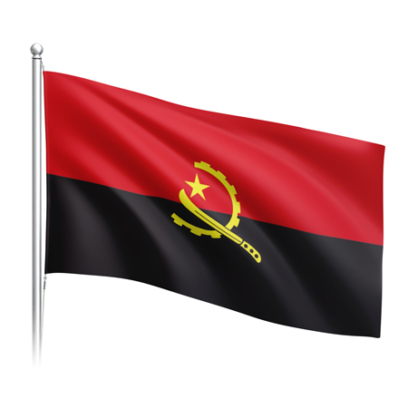 Флаг страны Ангола